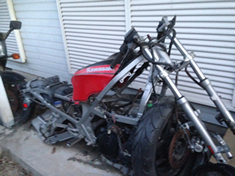 車輪が外れていても問題なし！